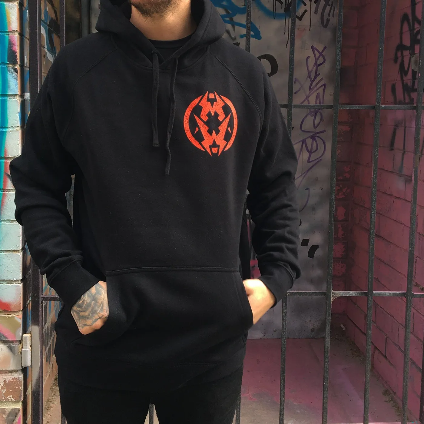 Municipal Waste Collage Hoodie (Black)