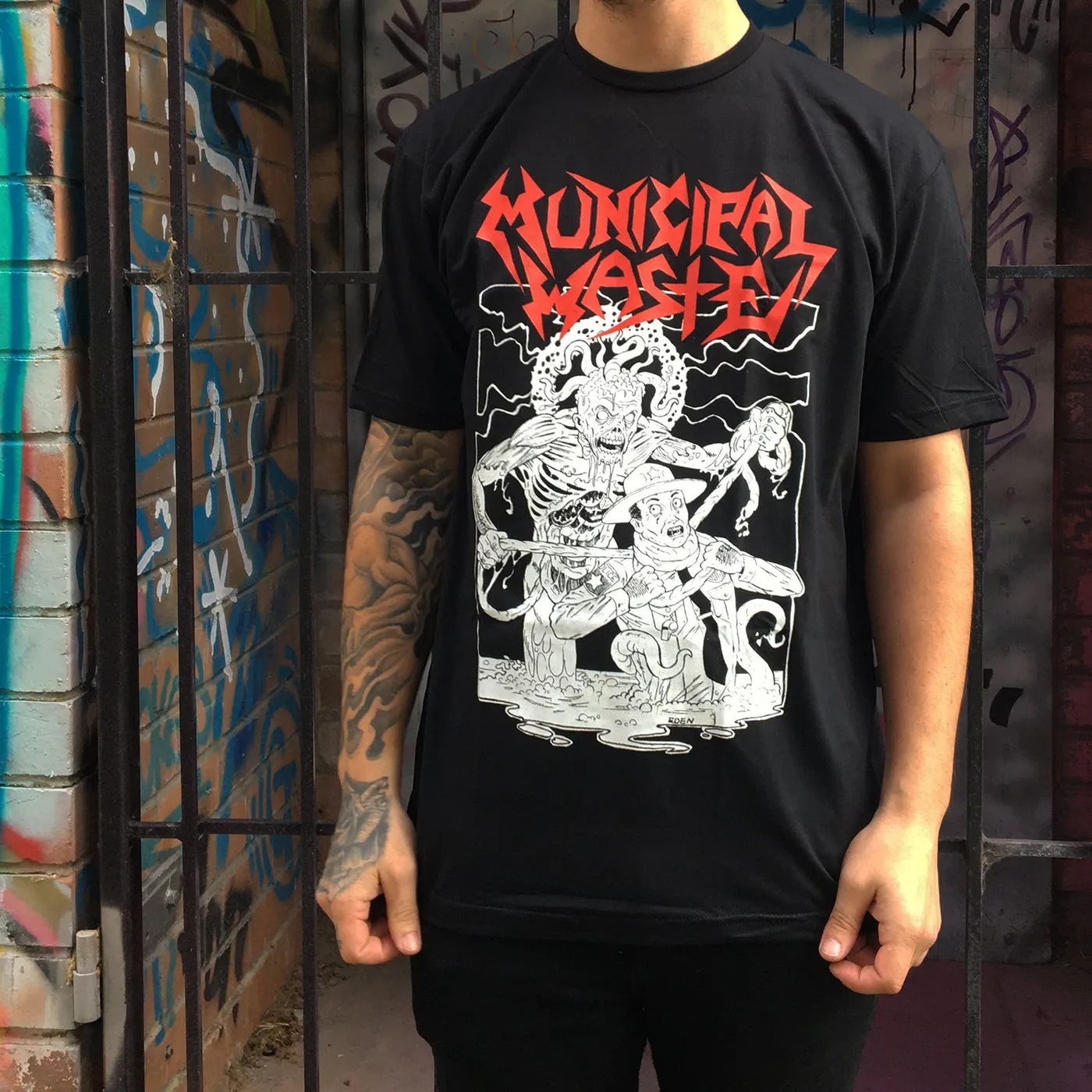 Municipal Waste Cop Strangler T-Shirt (Black)