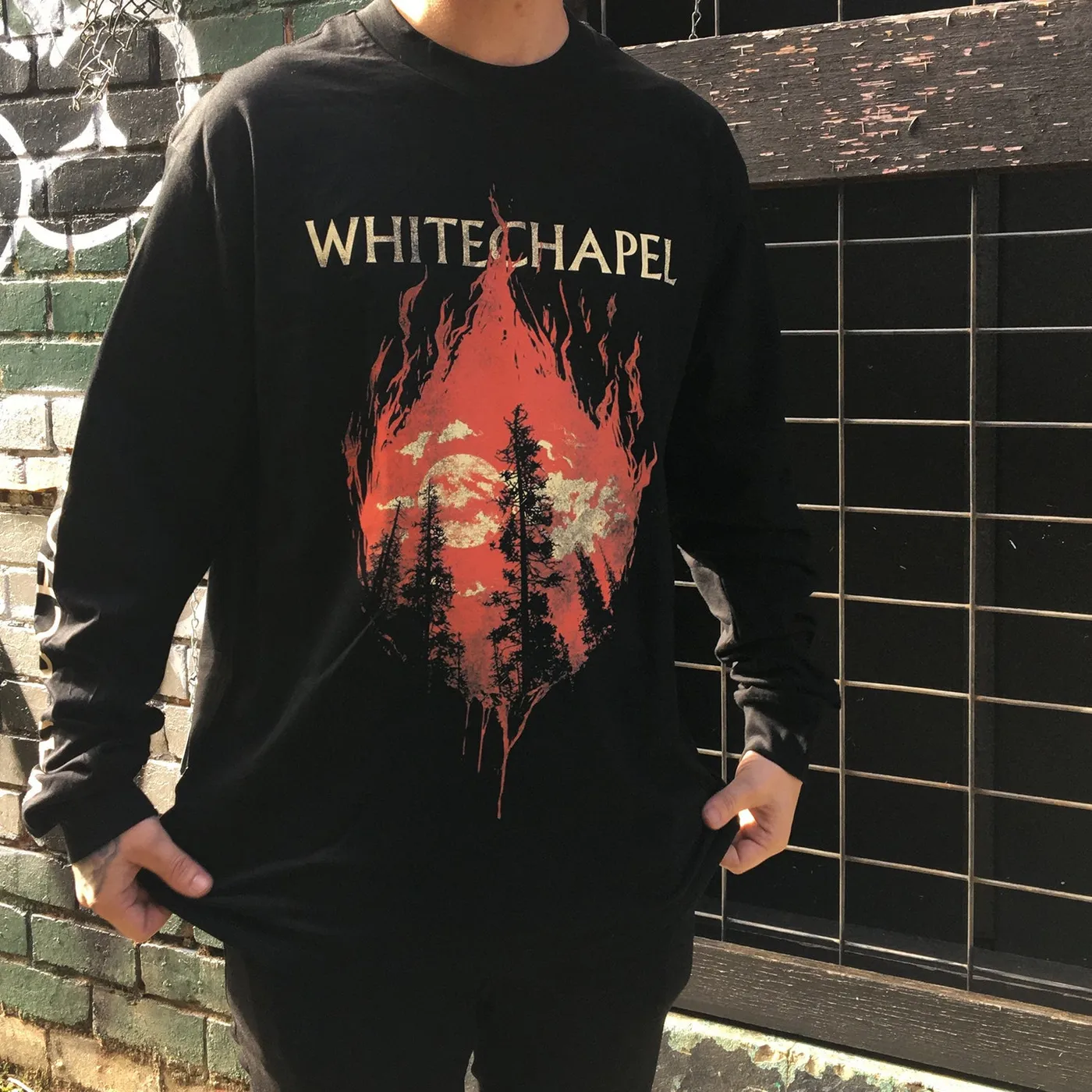 Whitechapel Doom Woods Longsleeve (Black)