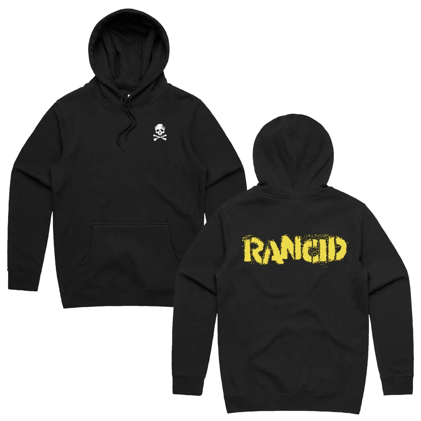 Rancid TNC D-Skull Hoodie (Black)