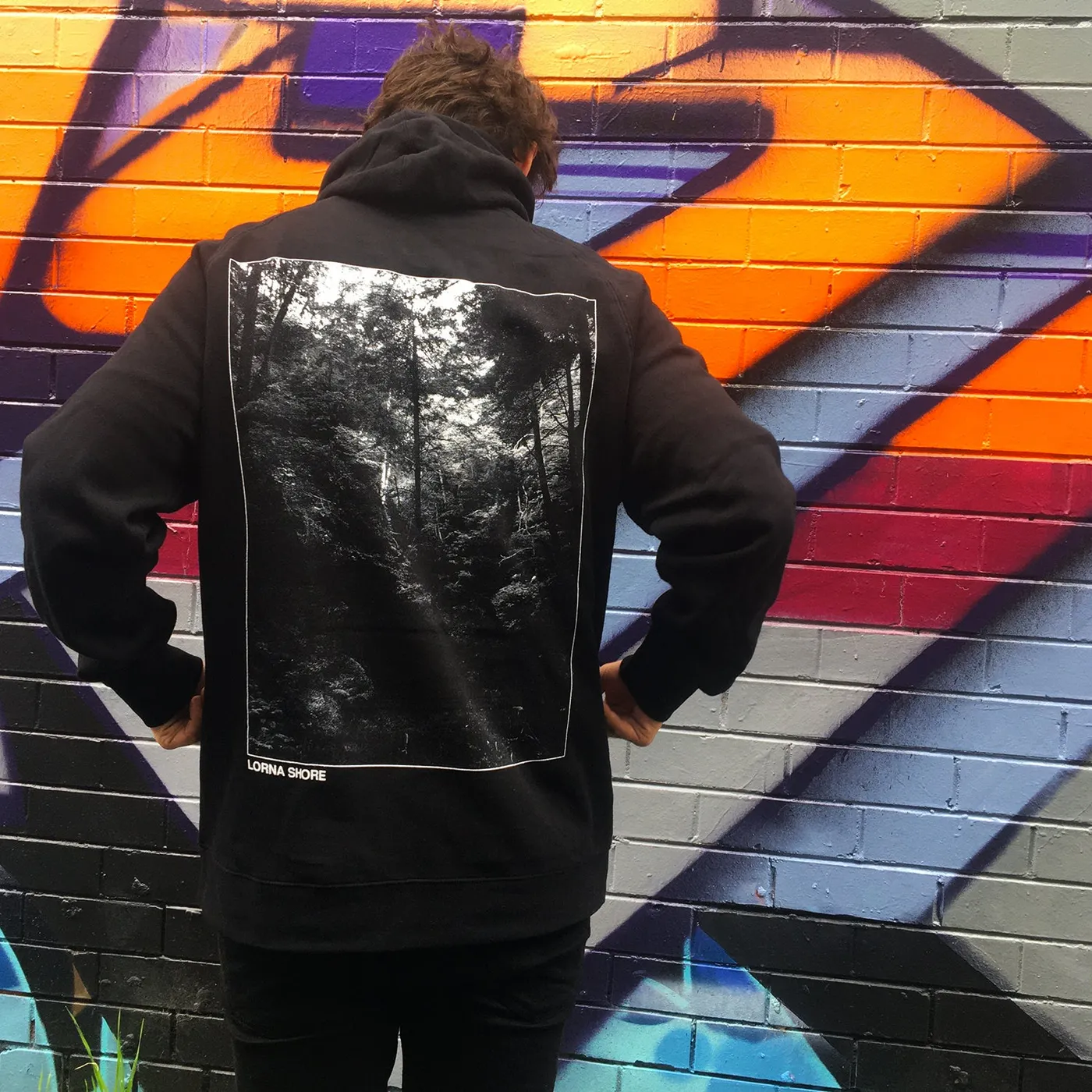 Lorna Shore Trees Hoodie (Black)