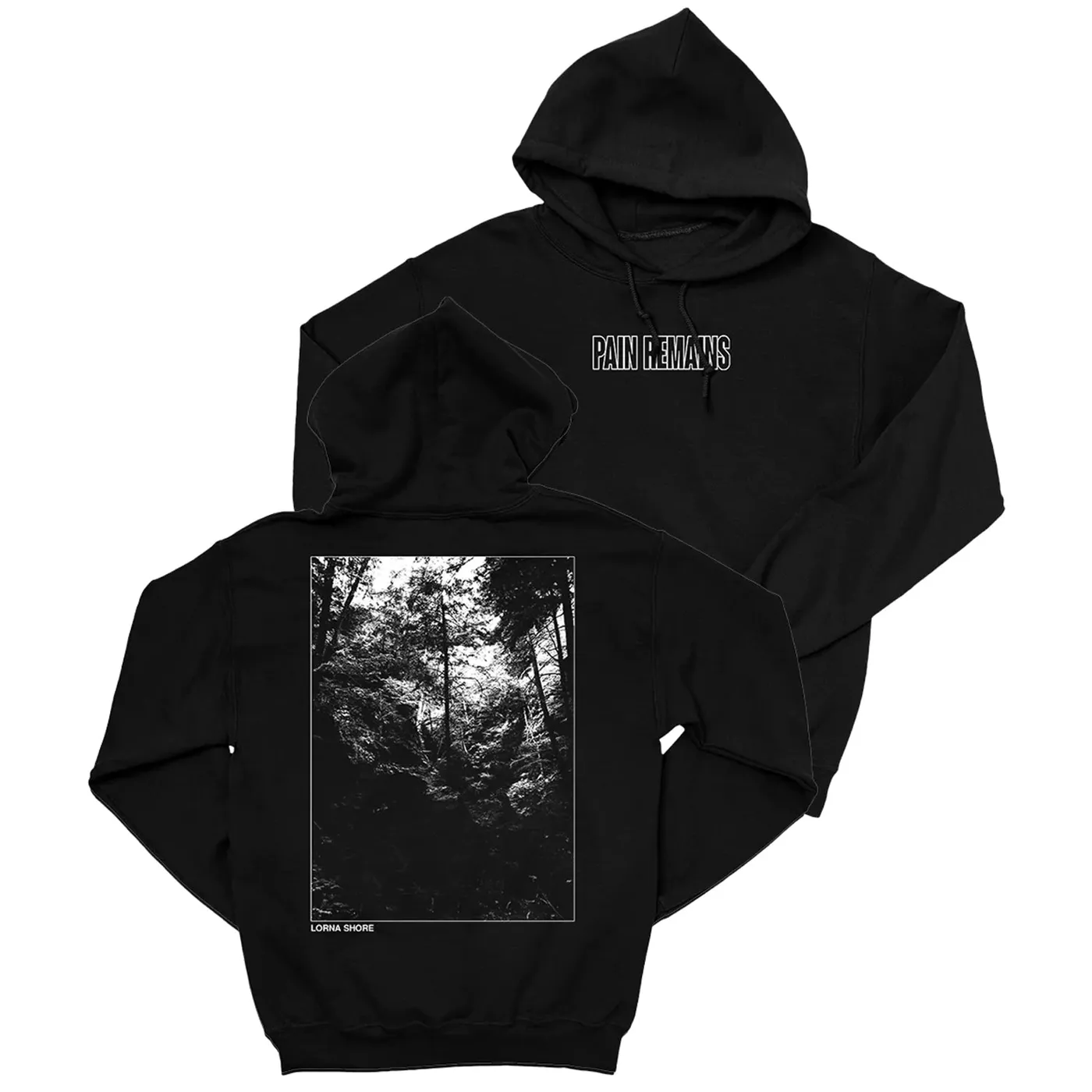 Lorna Shore Trees Hoodie (Black)