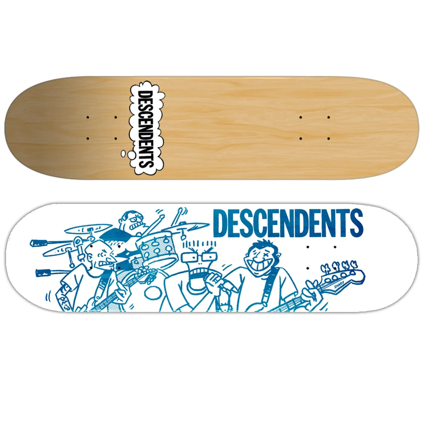 Descendents Live Cartoon Skate Deck