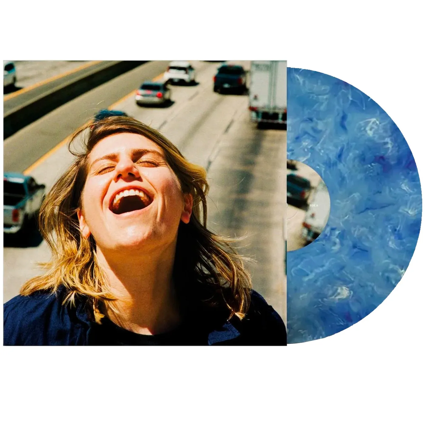 Alex Lahey The Answer Is Always Yes LP (Blue and White Marbled Vinyl)