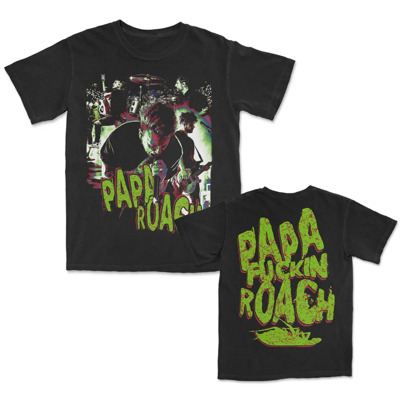Papa Roach Live T-Shirt (Black)