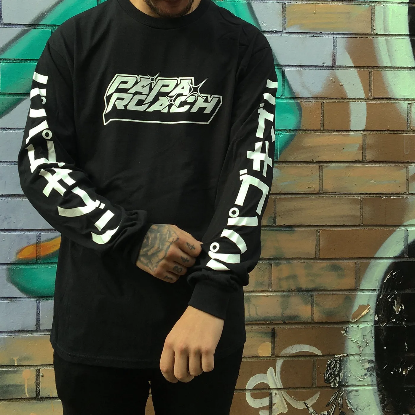 Papa Roach Mascot Longsleeve (Black)
