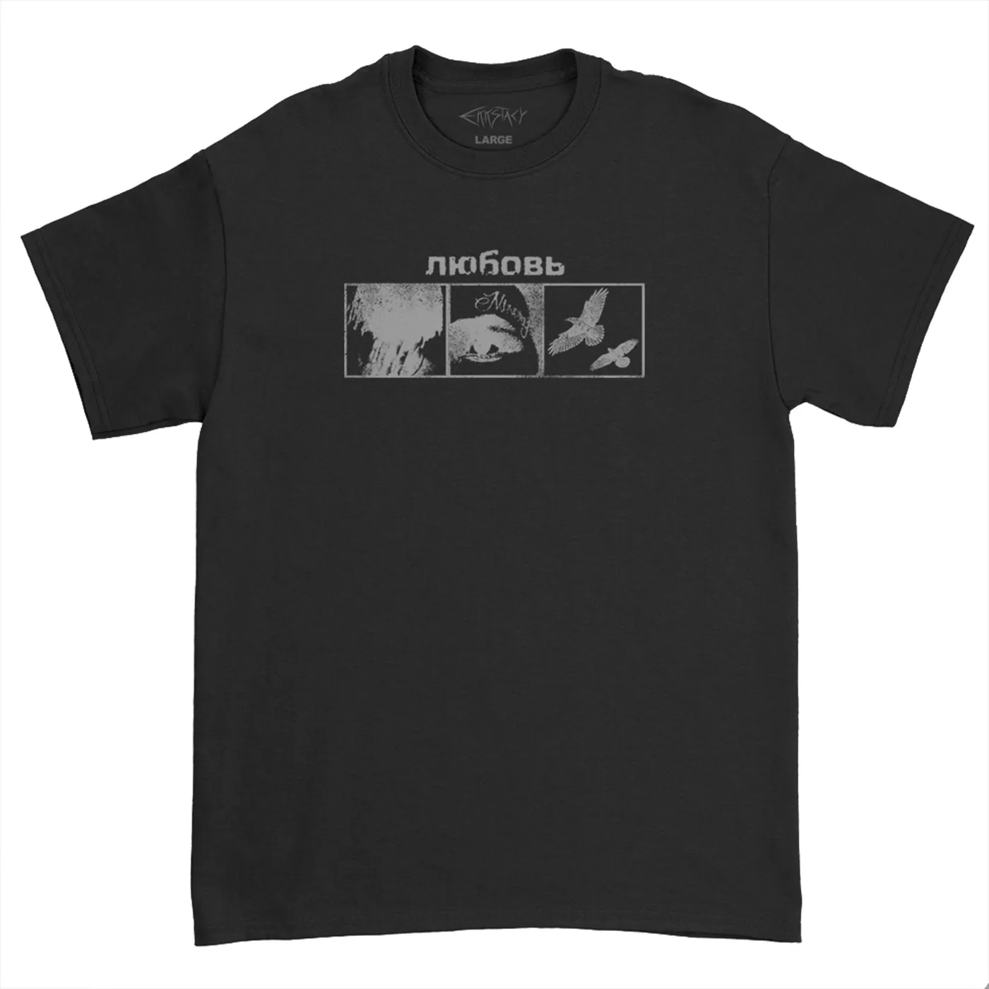 EKKSTACY Dove Tee (Black)