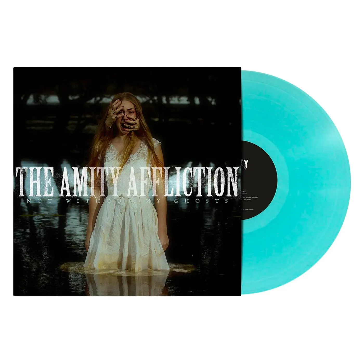 The Amity Affliction Not Without My Ghosts LP (Electric Blue Vinyl)