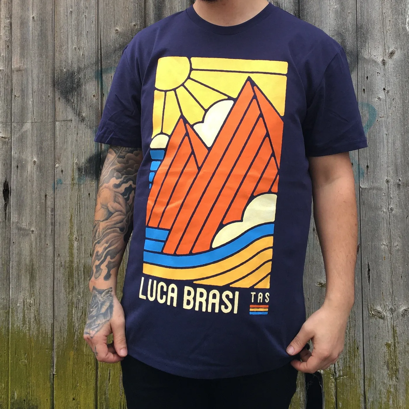 Luca Brasi Bay of Fires Tee (Navy)