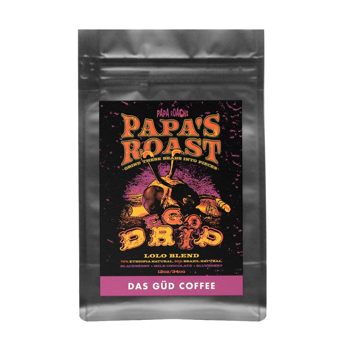 Papa Roach Papa’s Roast Ego Drip Coffee
