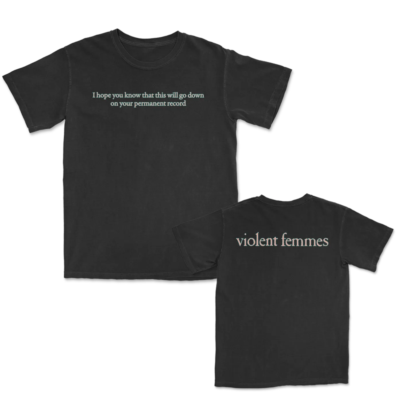 Violent Femmes Permanent Record T-Shirt (Black)