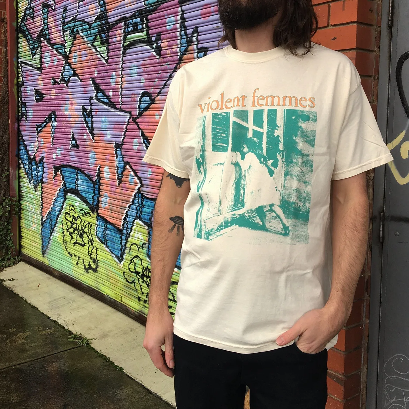 Violent Femmes Self-Titled Album Cover T-Shirt (Ivory)