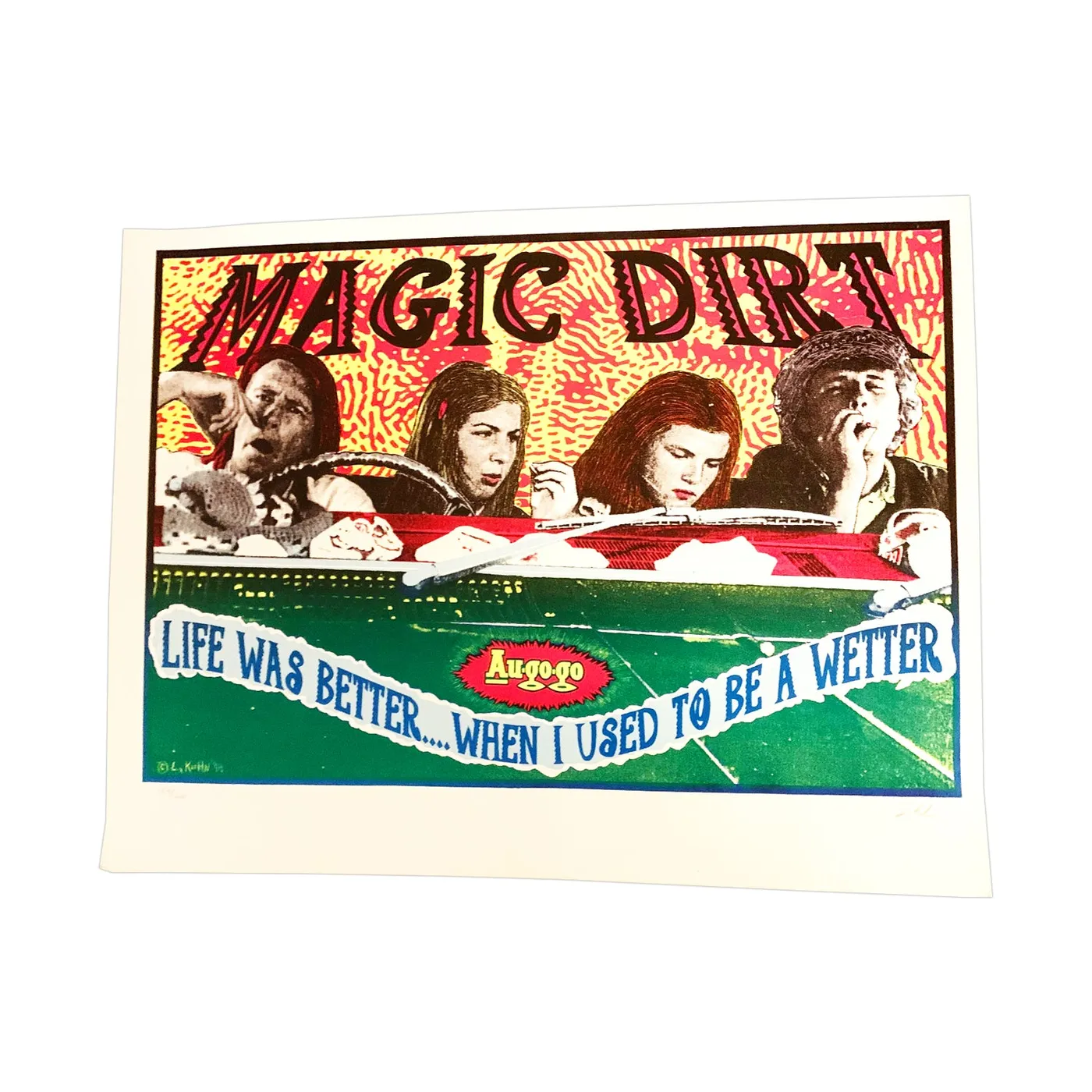 Magic Dirt Life Was Better 'Puberty Blues' Screen Printed Poster