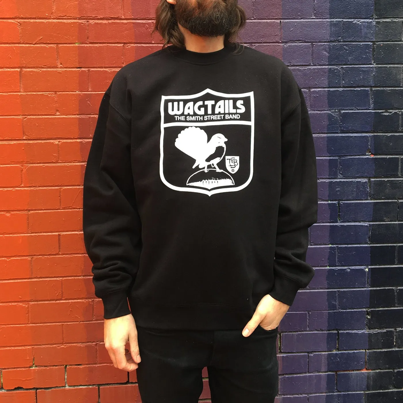 The Smith Street Band Wagtails Crewneck (Black)