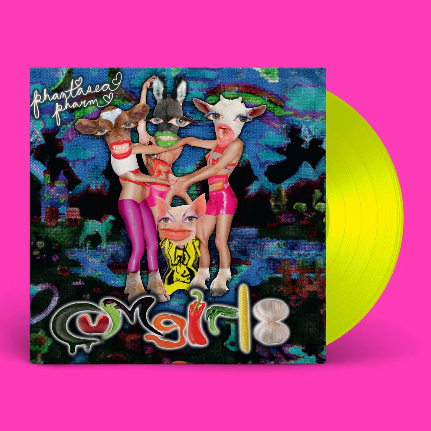 cumgirl8 Phantasea Pharm 12" EP (Neon Yellow Vinyl)