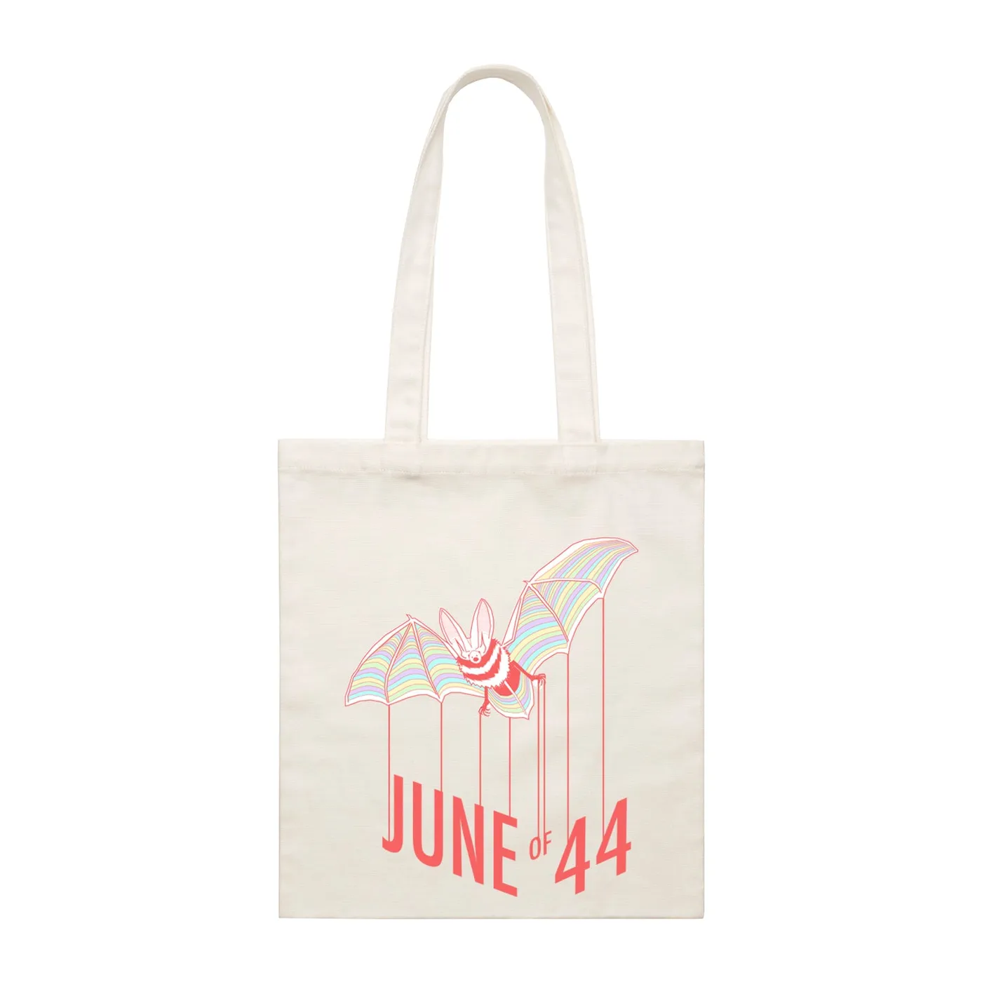 JUNE OF 44 Bat Tote Bag (White)