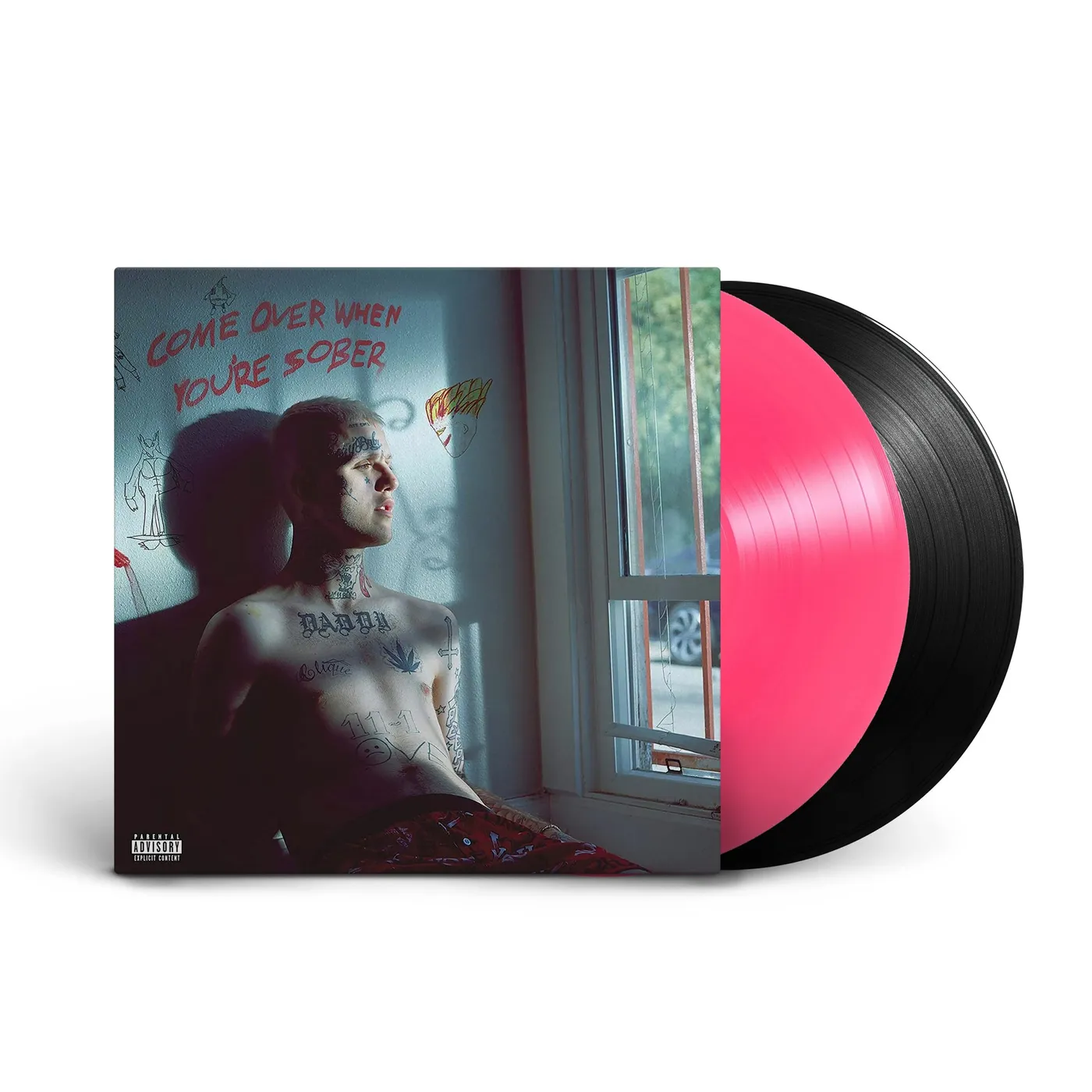 Lil Peep Come Over When You're Sober, Pt.1 & 2 2LP (Pink & Black Vinyl Set)
