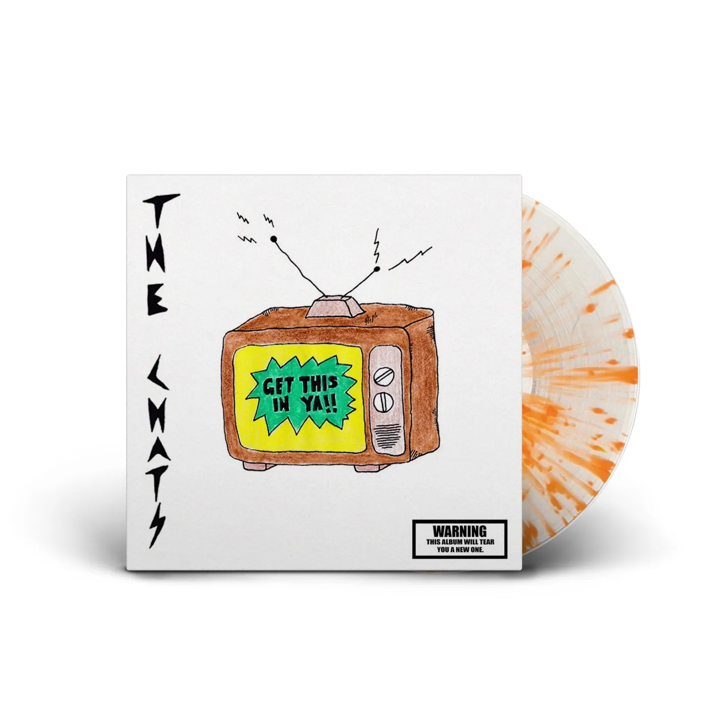 The Chats Get This In Ya LP (Clear w/ Orange Splatter Vinyl)