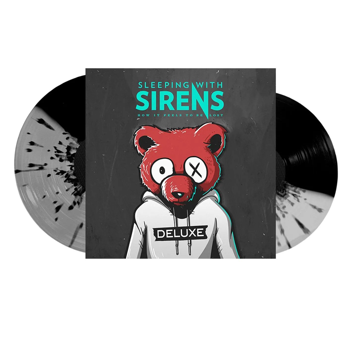 Sleeping With Sirens How It Feels To Be Lost 2LP (Deluxe) (Half Ultra Clear/Half Black with Black Splatter) (Vinyl)