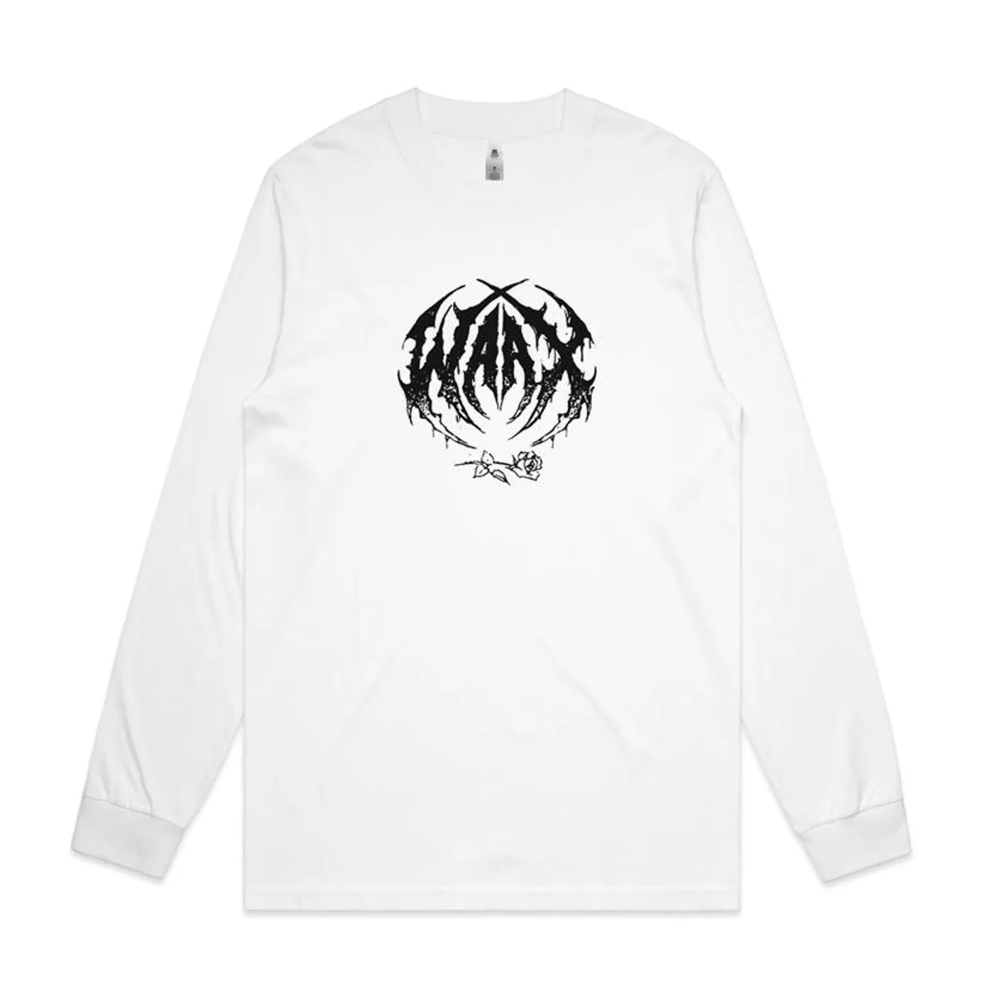 WAAX Old School Death Metal Longsleeve (White)