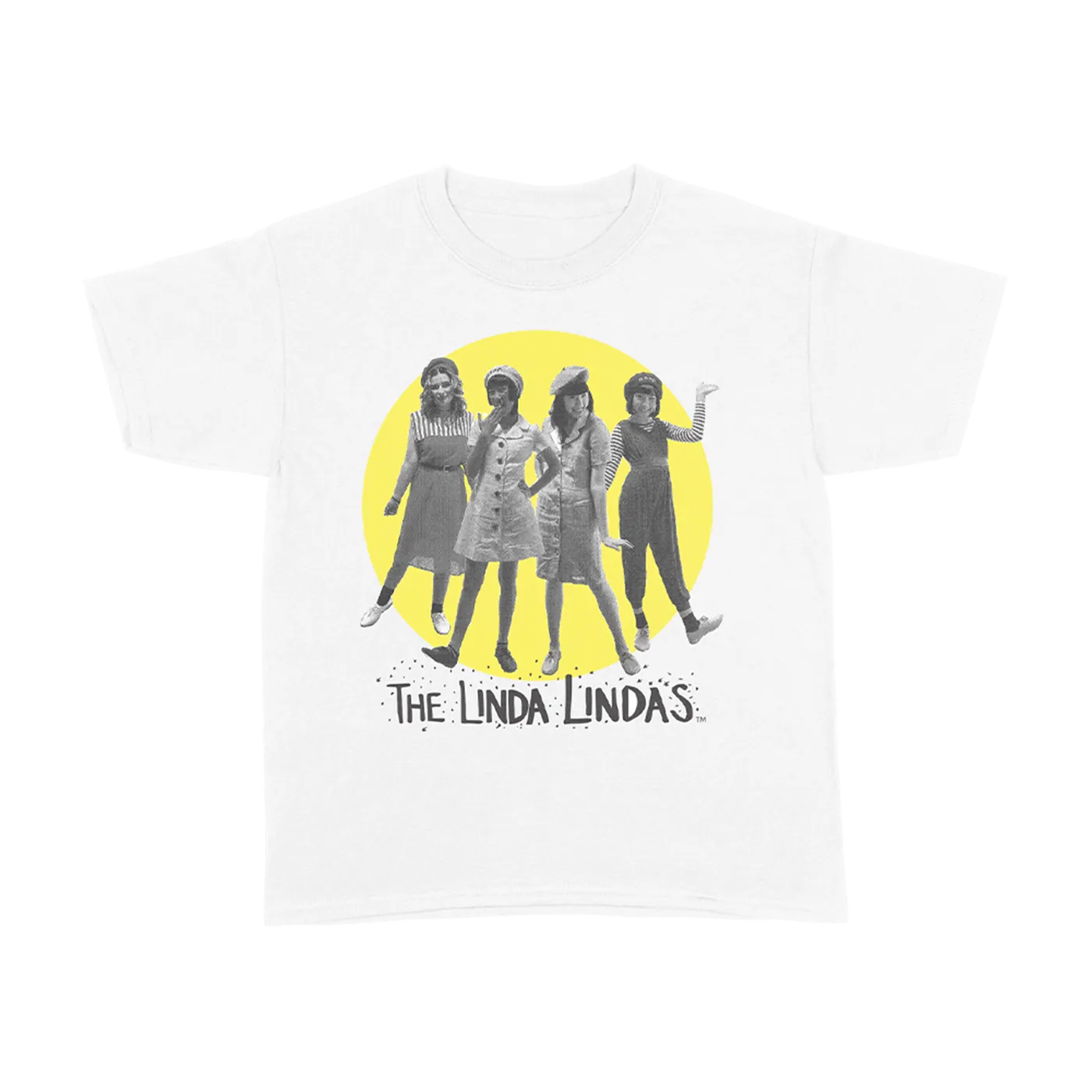 The Linda Lindas Group Photo Youth T-Shirt (White)