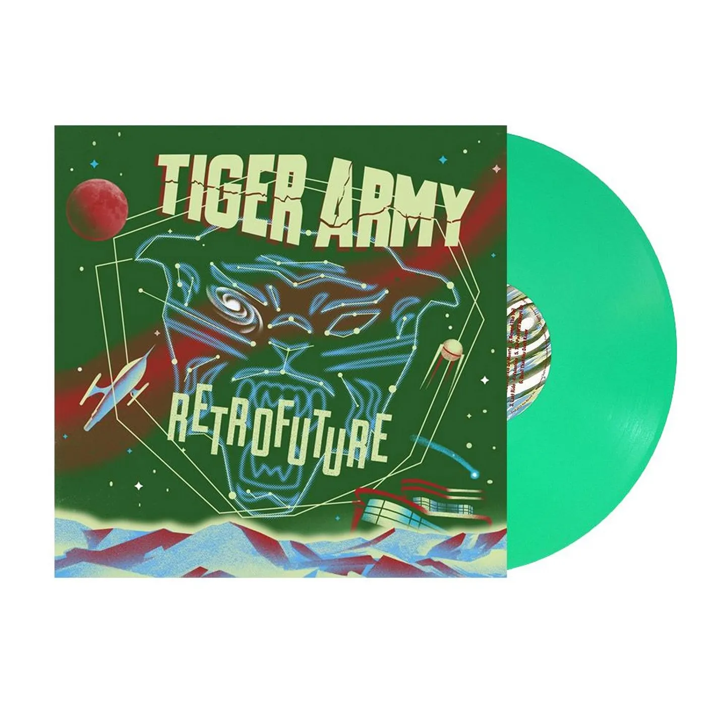 Tiger Army Retrofuture LP (Seafoam Green) (Vinyl)