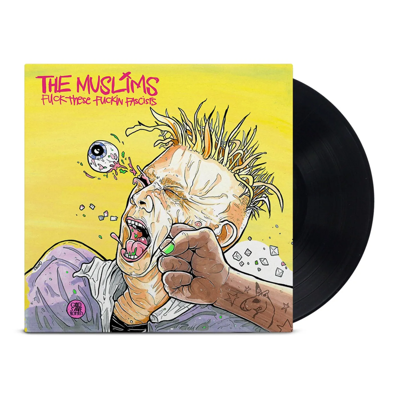 The Muslims Fuck These Fuckin Facists LP (Black) (Vinyl)