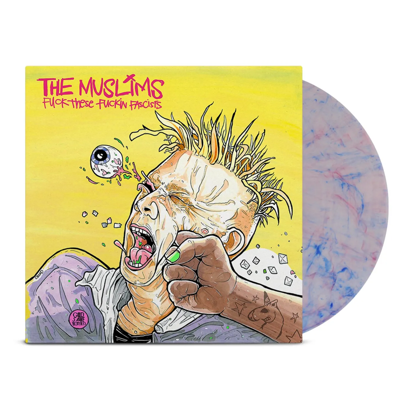 The Muslims Fuck These Fuckin Facists LP (Buttrock Sauce) (Vinyl)