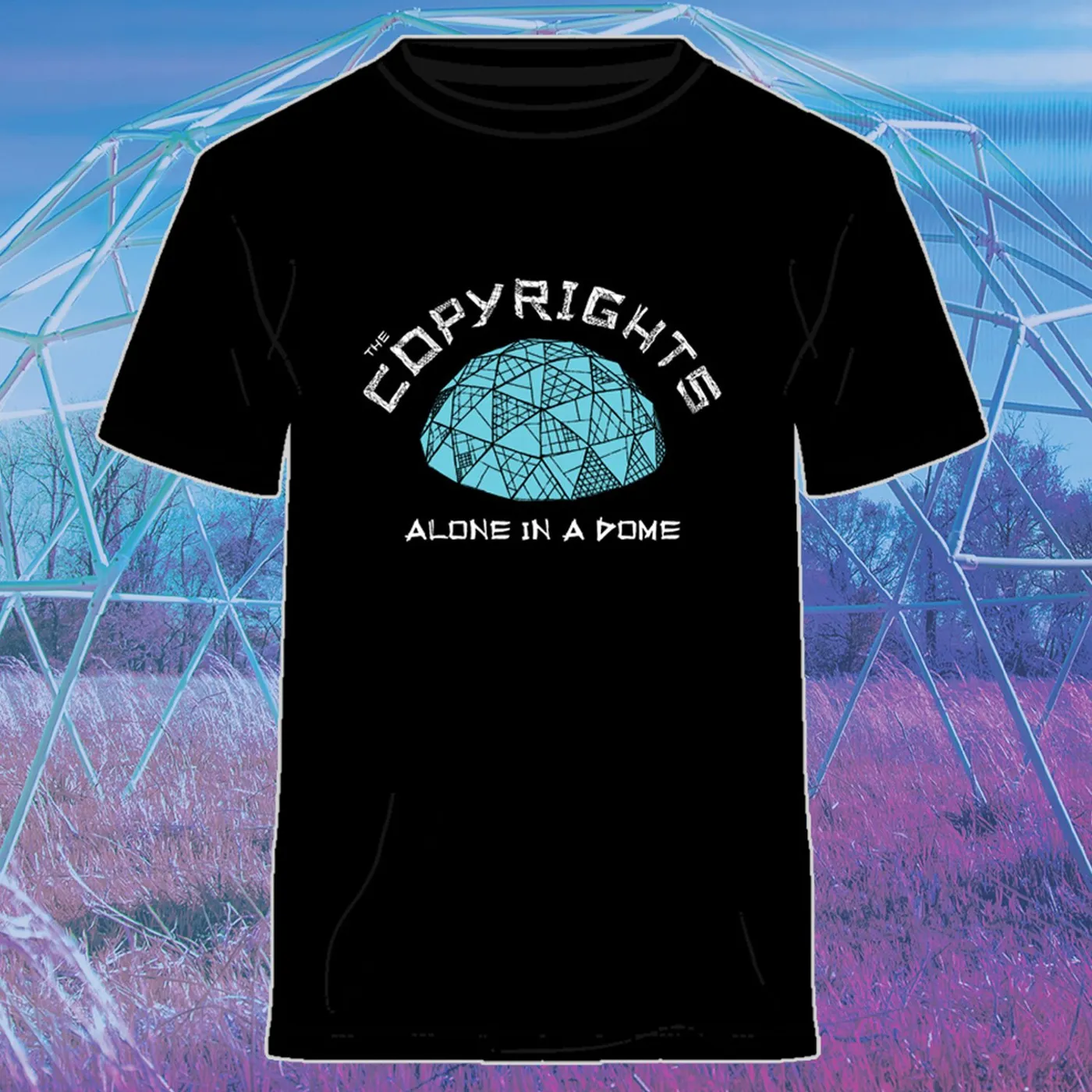 The Copyrights Alone in a Dome T-Shirt (Black)