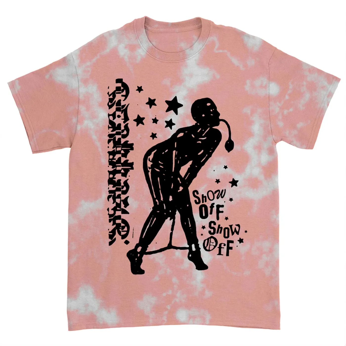 clipping. Show Off Dyed Tee (Coral Reef)