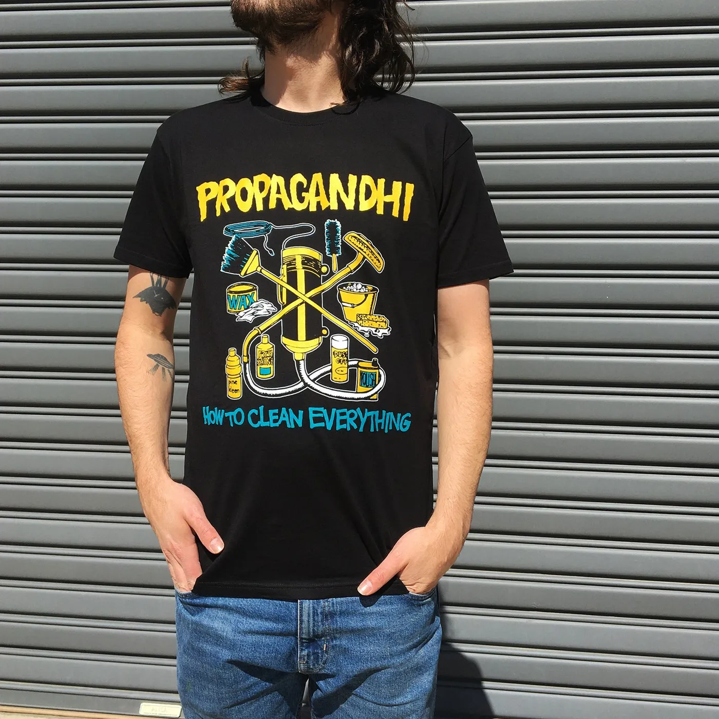 Propagandhi How To Clean Everything Tee (Black)