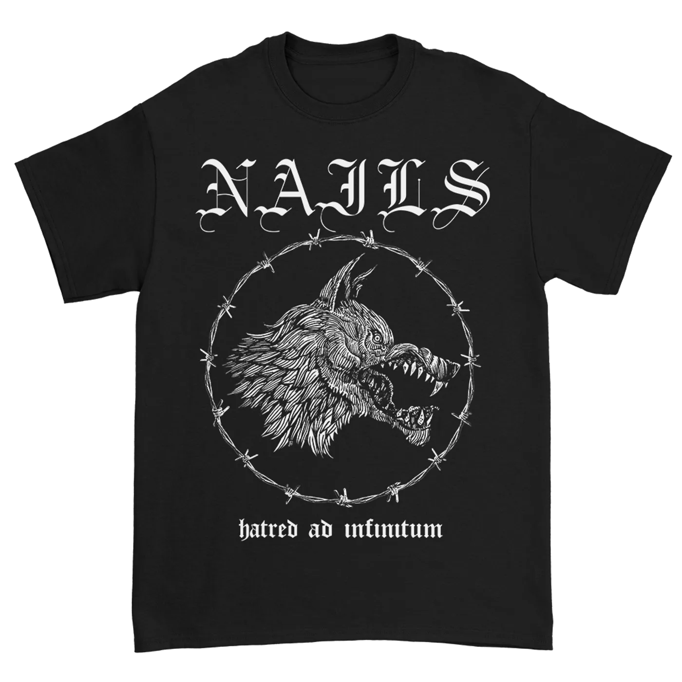 Nails Hatred Ad Infinitum T-Shirt (Black)