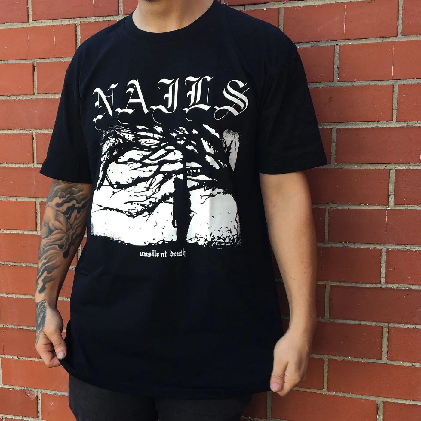 Nails Unsilent Death T-Shirt (Black)