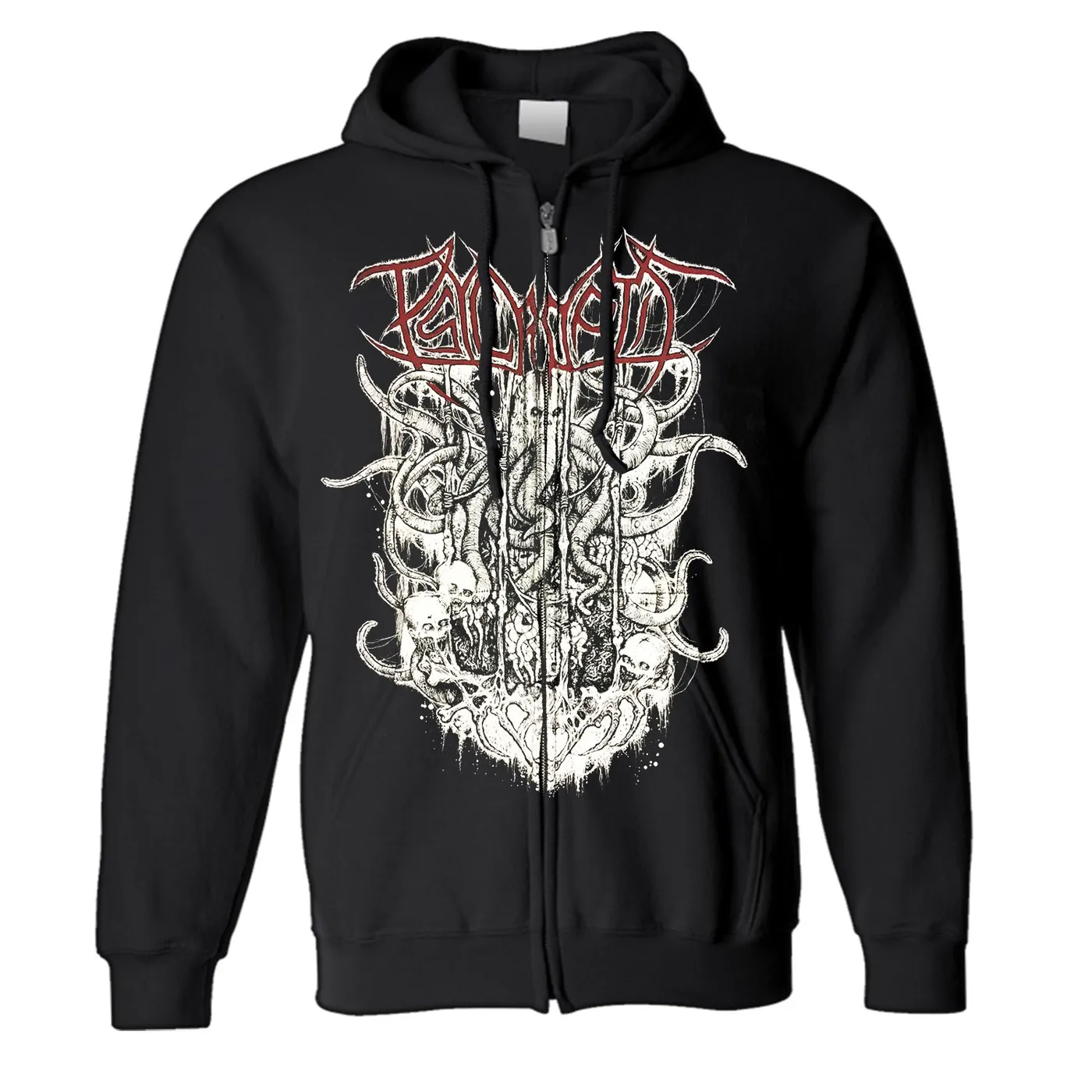 Psycroptic Cthulhu Zip Up Hoodie (Black)