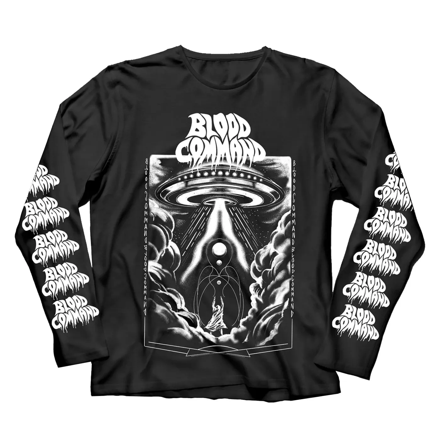 Blood Command UFO Longsleeve (Black/White)