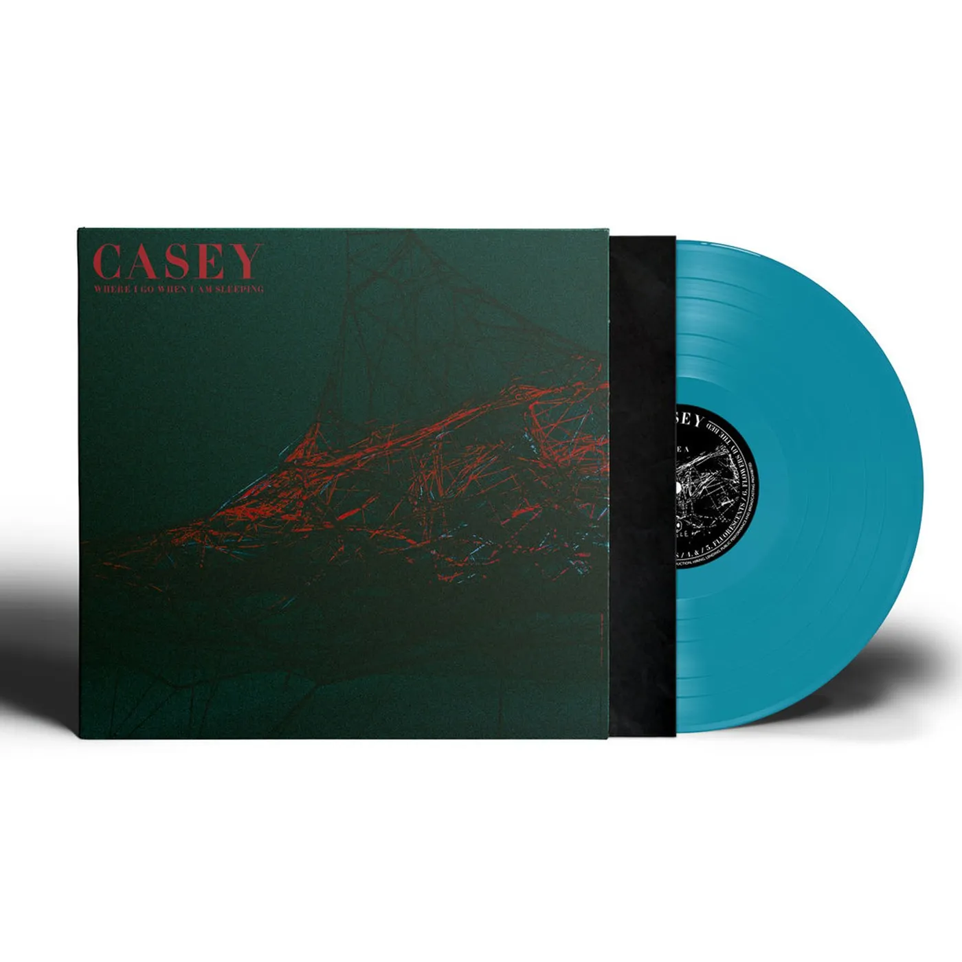 Casey Where I Go When I Am Sleeping LP (Turquoise) (Vinyl)