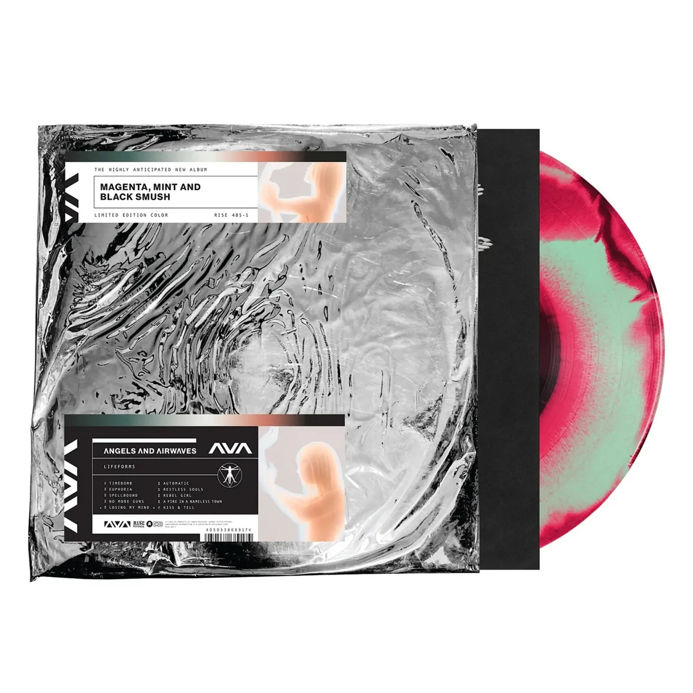 Angels & Airwaves Lifeforms LP (Magenta, Mint & Black Smush) (Vinyl)