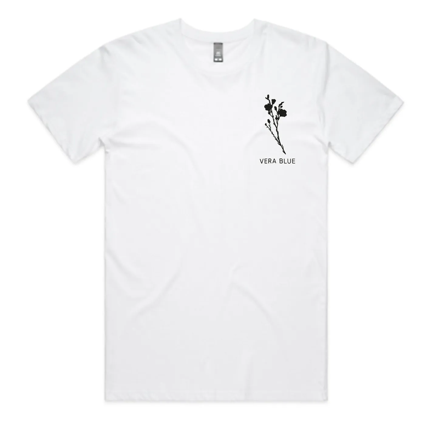 Vera Blue Flower Face T-Shirt (White)