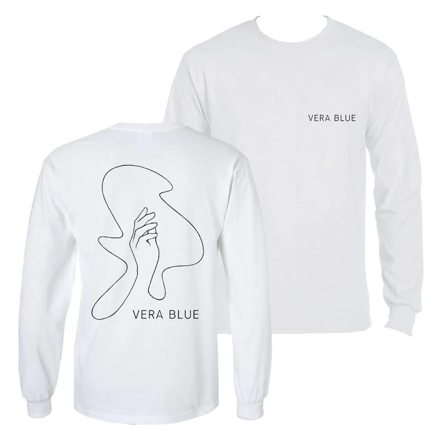 Vera Blue Hand Longsleeve (White)