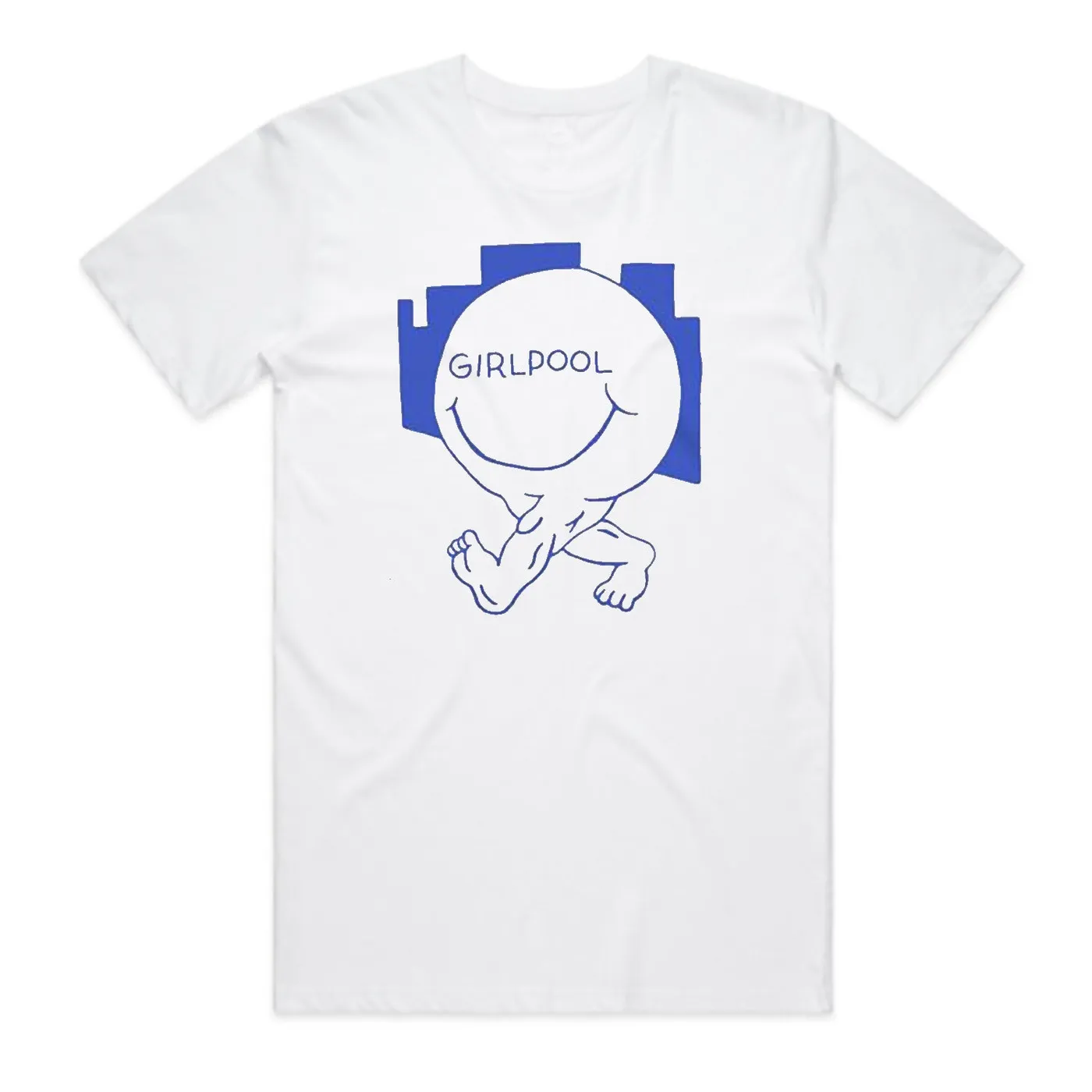 Girlpool Happy Face T-shirt (White)