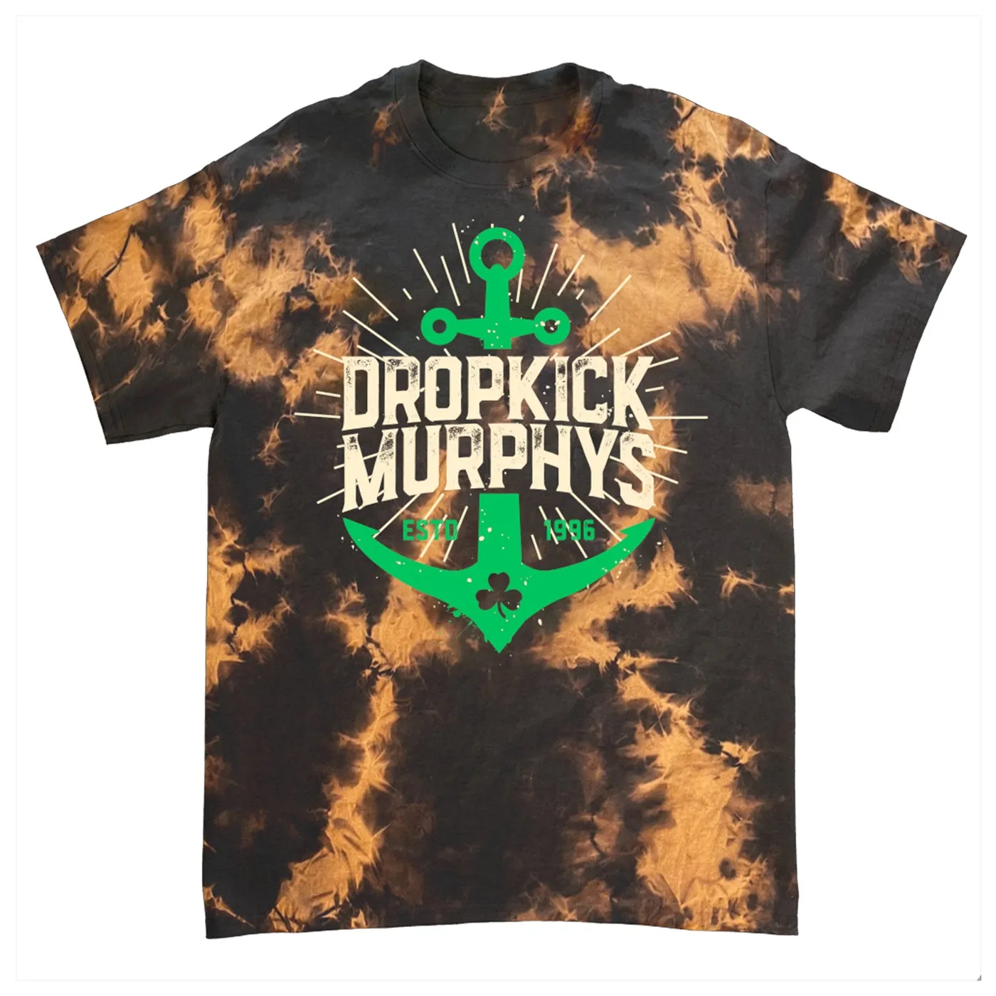 Dropkick Murphys Anchor Dyed T-Shirt (Bleach Dye)