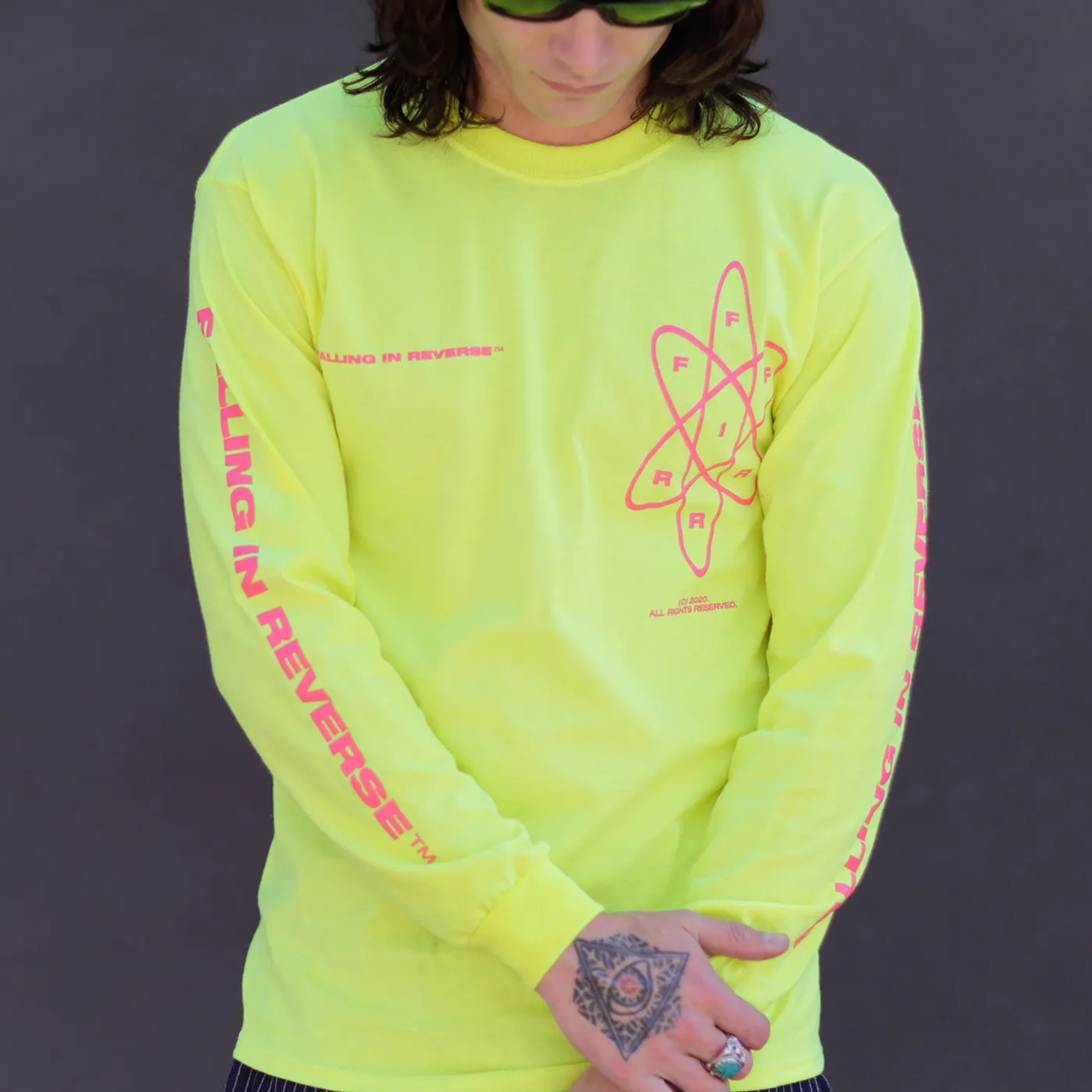 Falling In Reverse Atom Long Sleeve (Green)