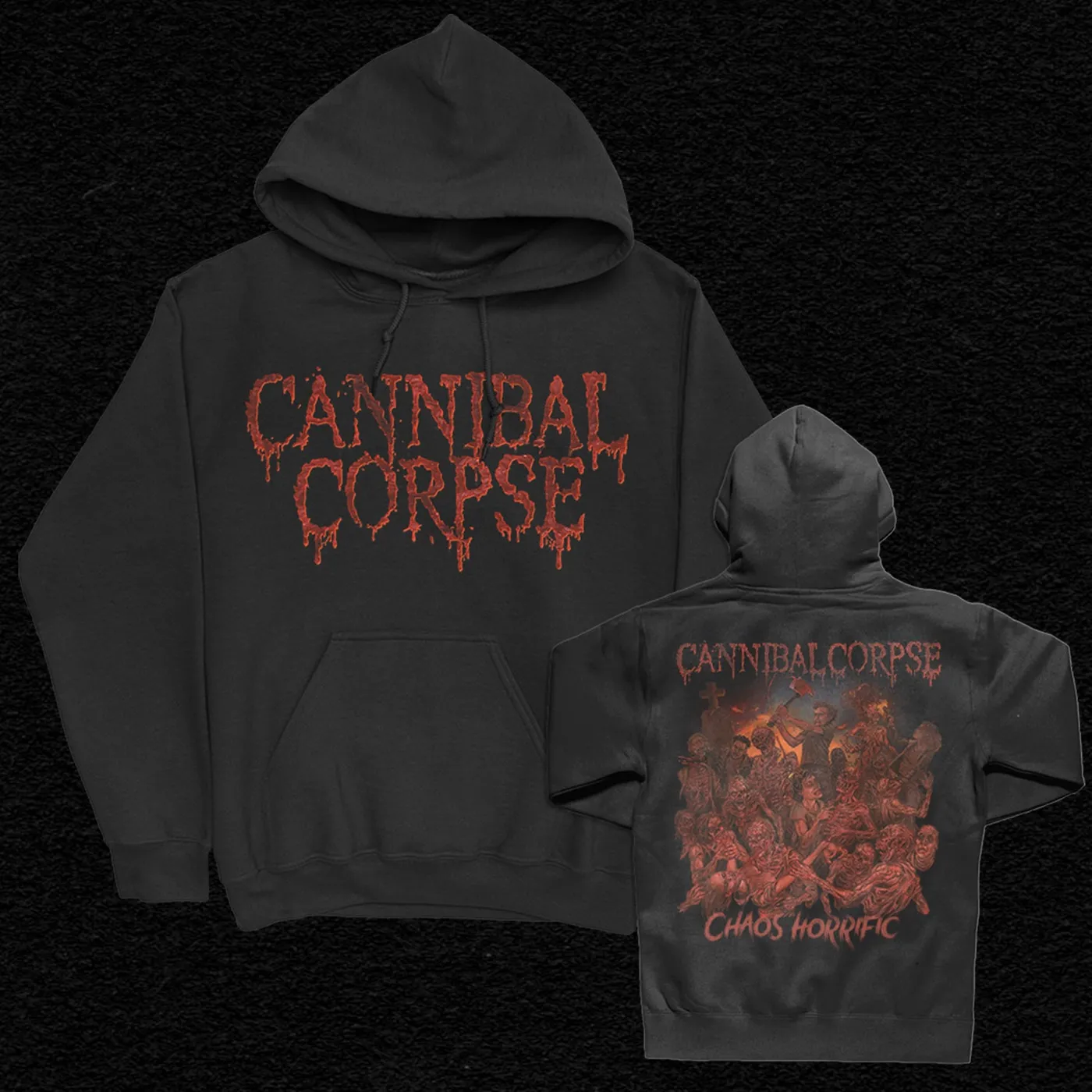 Cannibal Corpse Chaos Horrific Pullover (Black)