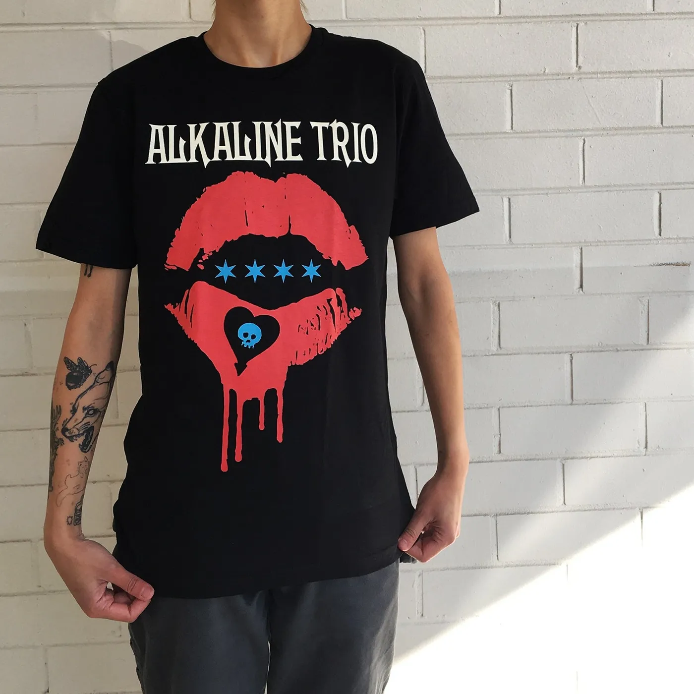 Alkaline Trio Lips T-Shirt (Black)