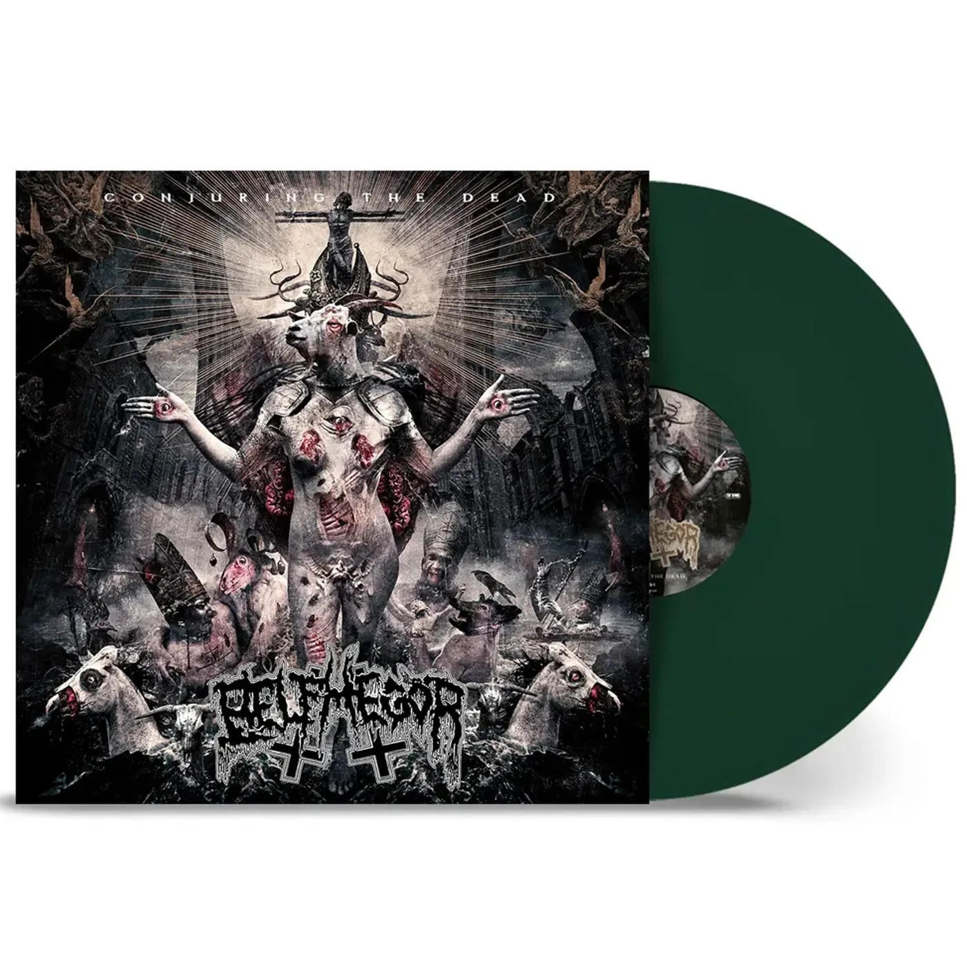 Belphegor Conjuring the Dead LP (Dark Green Vinyl)