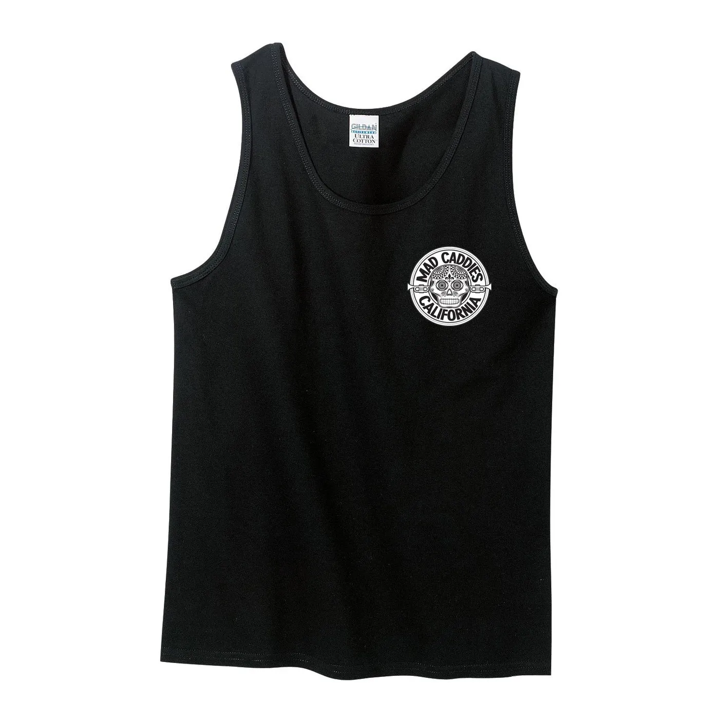 Mad Caddies Logo Pocket Tank (Black)