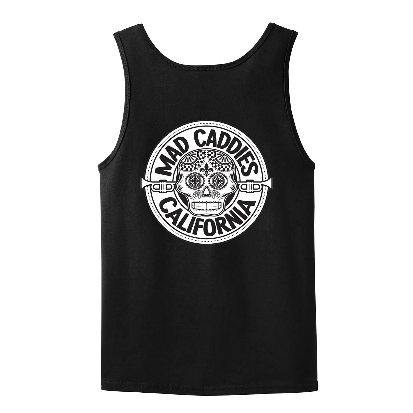 Mad Caddies Logo Pocket Tank (Black)