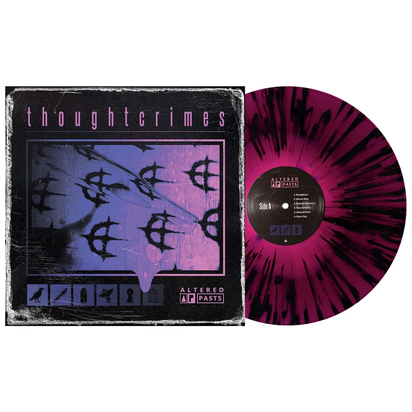 thoughtcrimes Altered Pasts 12" Vinyl (Purple in Pink w/ Splatter)