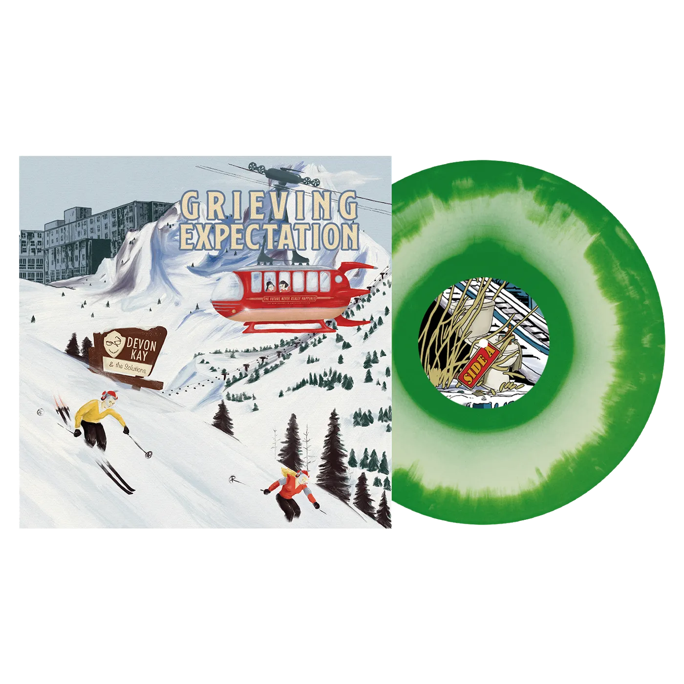 Devon Kay & The Solutions Grieving Expectation 12" Vinyl (Evergreen & White Aside/Bside)