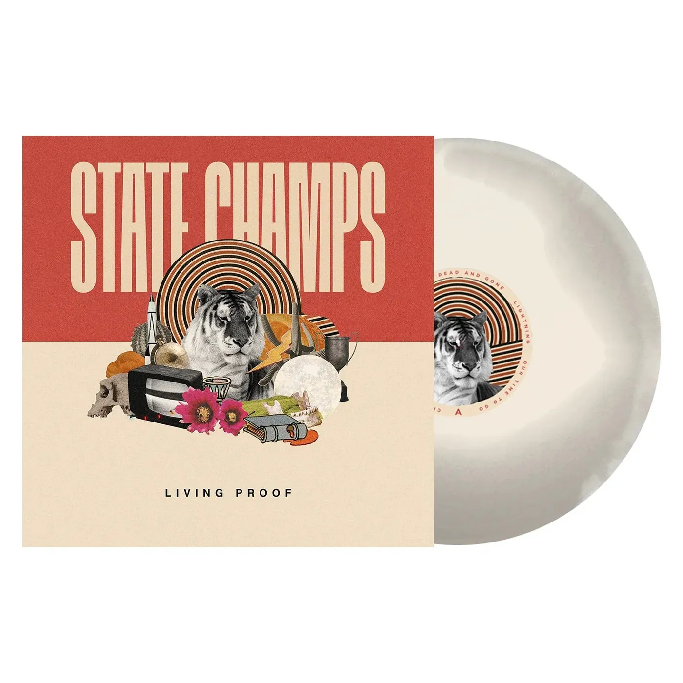 State Champs Living Proof 12" Vinyl (Silver and White)